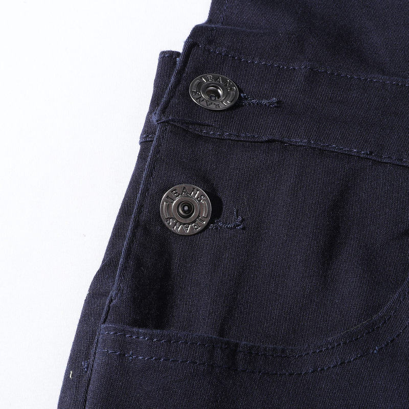 New denim overalls slim fit men's trousers overalls_voghion.com