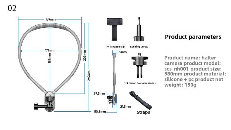 Supporto per telefono fisso con supporto magnetico anti-vibrazione per riprese sportive, in prospettiva, in streaming live, per vlog_voghion.com