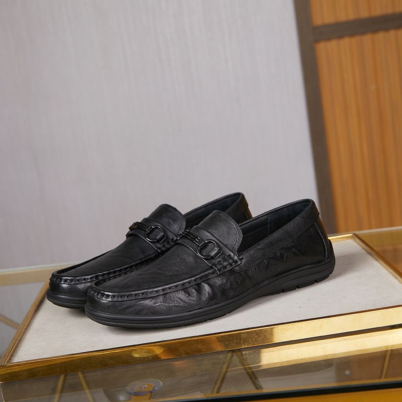 Comode scarpe basse in pelle casual slim fit per uomo_voghion.com