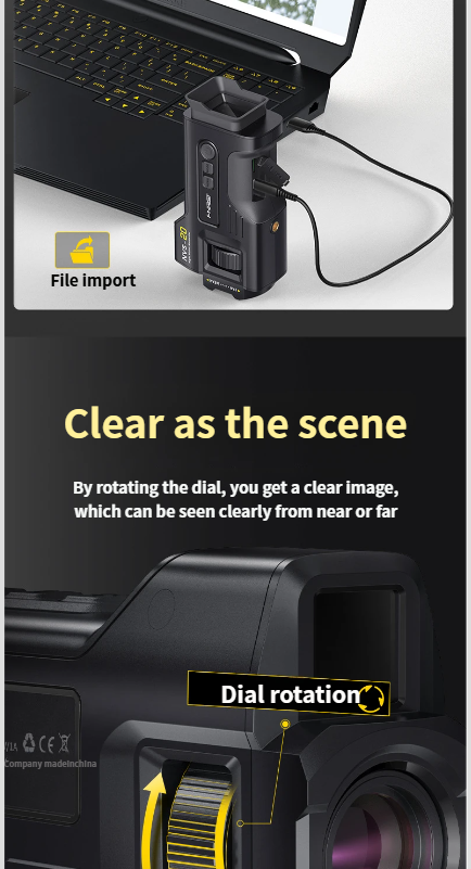FNIRSI NVS-20 4K Full-Color HD Infrared Device Portable Outdoor Night Vision Optical Imager_voghion.com