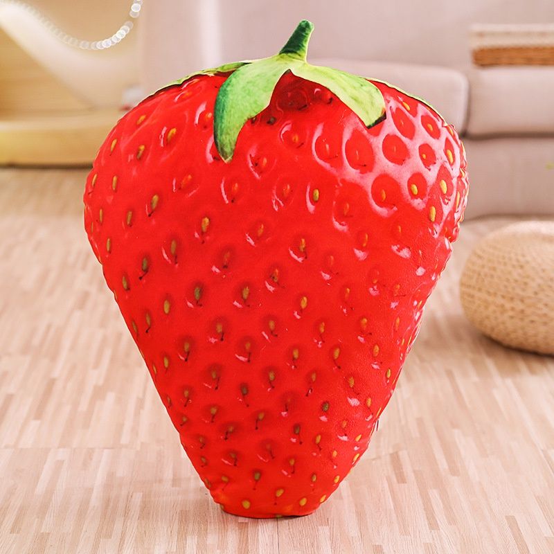 3D-Pfirsich-Plüschkissen mit niedlicher Fruchtform für Büro- und Heimdekoration_voghion.com