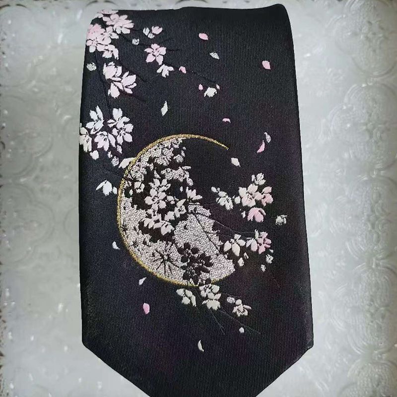 JK Necktie School Immobilienagentur Individuelles Design mit Logo Personalisierte Fliege_voghion.com