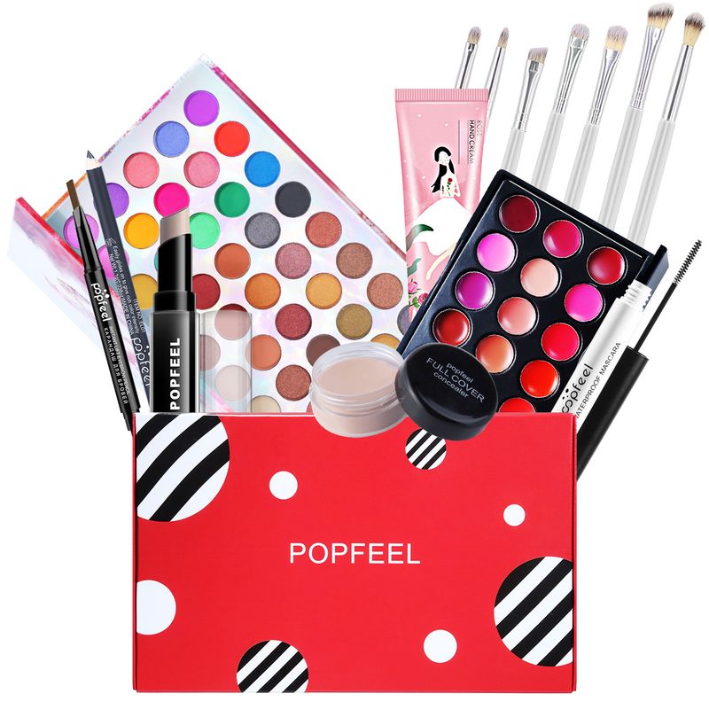 Makeup Sets Wholesale Eye Shadow Lip Gloss Foundation Lipstick Concealer Beginner Studio Makeup Combination Set_voghion.com