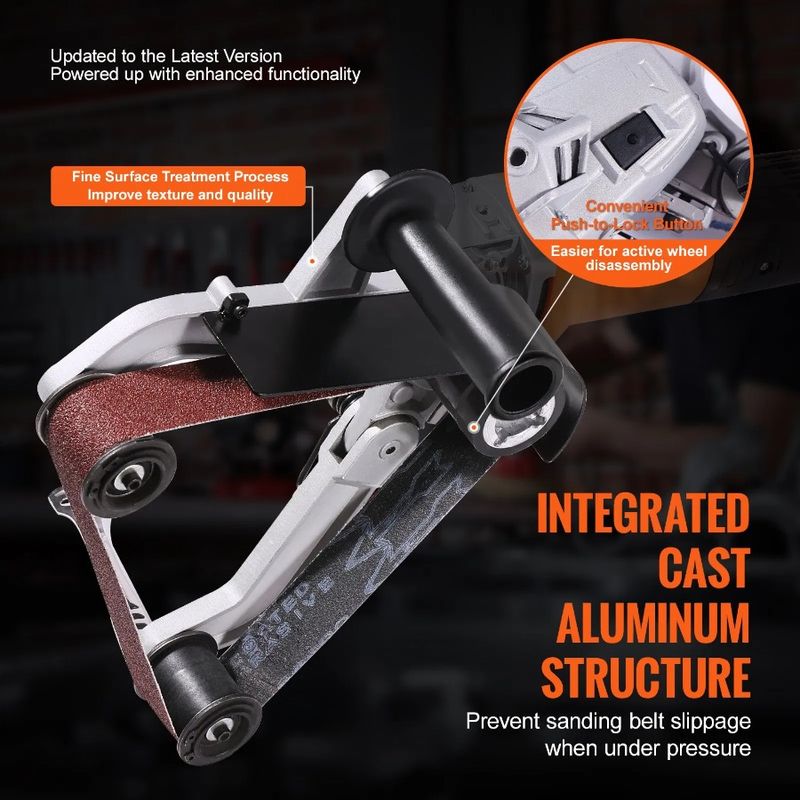 Adapter Sanding Sander And Thread Belt Sanding Pipe 8-11 Belt Belts 5 Or For Grinder Tube Angle Imperial With 10PCS Attachment_voghion.com