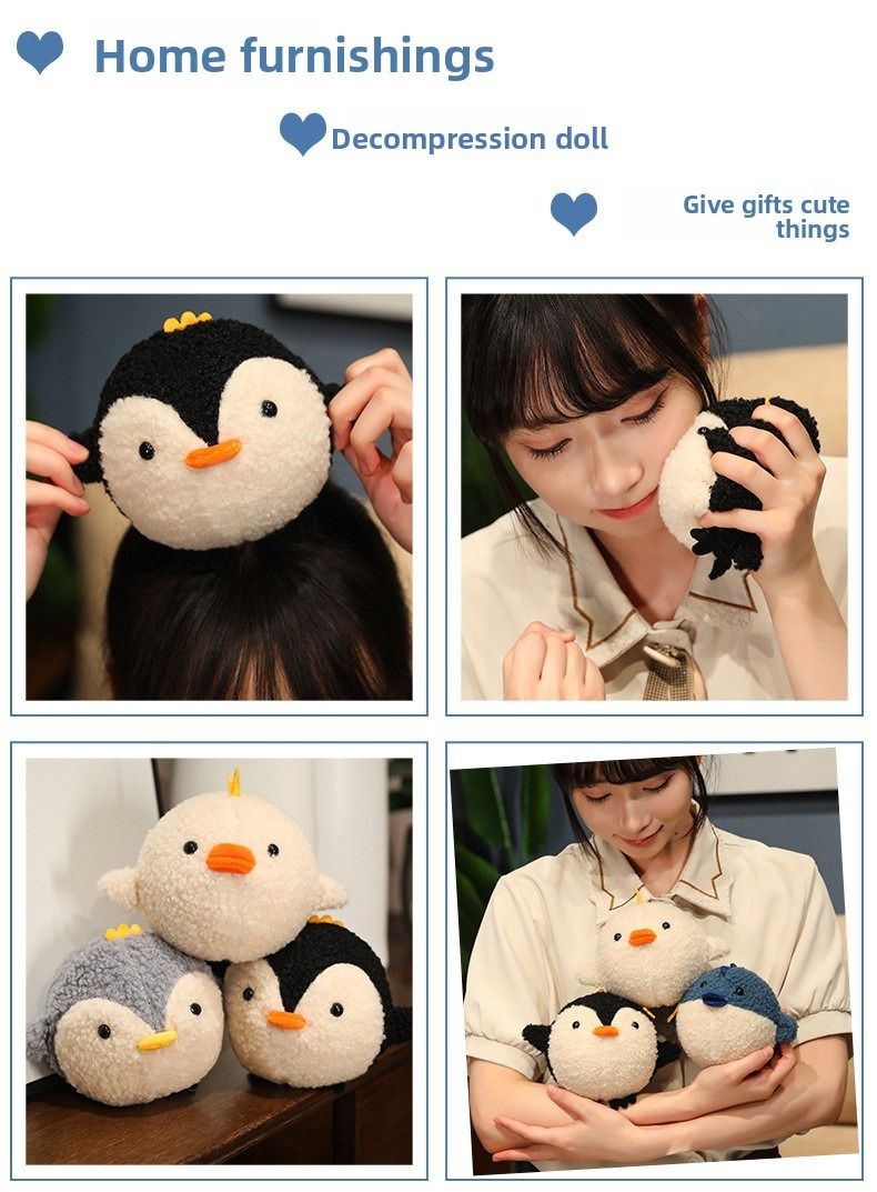 Giocattolo antistress a forma di pizzico, a forma di pesce palla, a forma di pinguino, per bambine, regalo di laurea, piccolo, bambola rana_voghion.com