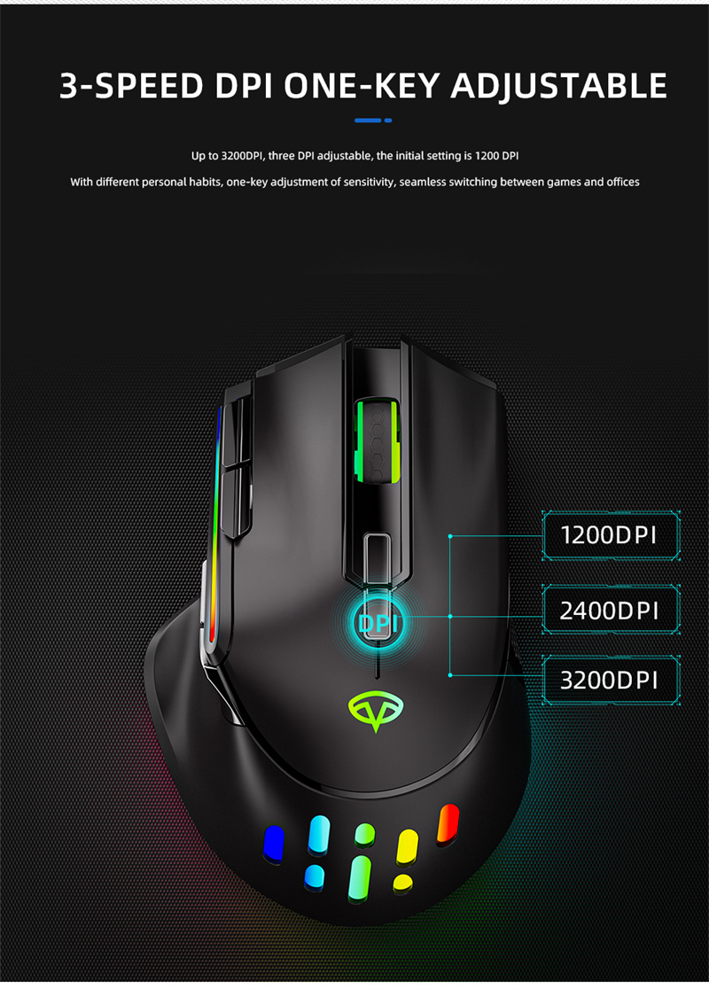 Prodotto D Nuovo mouse da gioco wireless G Pulsante luce RGB Interfaccia USB Adatto per laptop Desktop Compu ame RB esktop_voghion.com