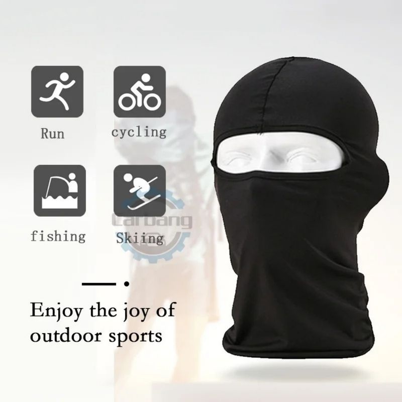 Masques de cyclisme en plein air pour hommes et femmes, coupe-vent, sport, vélo, masque facial complet respirant, cagoule, chapeau, écharpe W_voghion.com