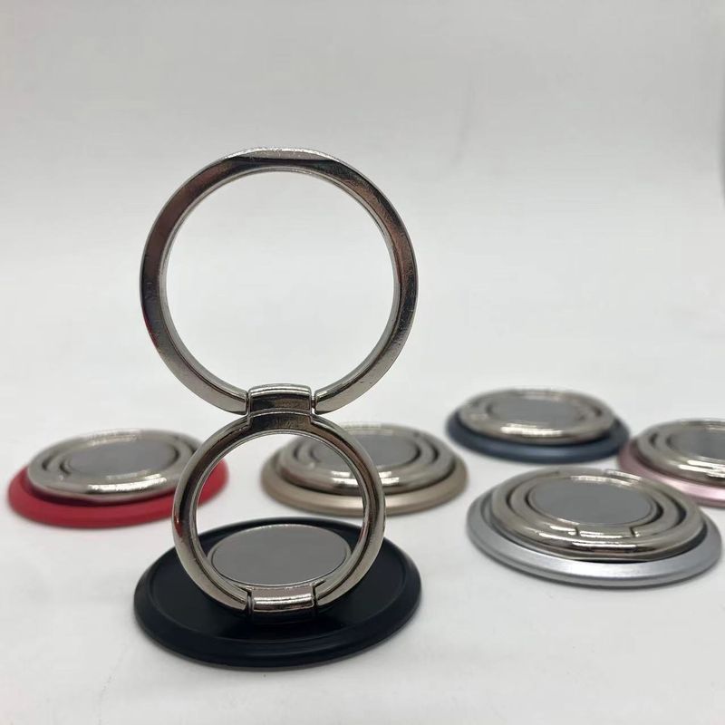 Music Festival Circular Magic Car Phone Metal Folding Finger Ring Buckle Adhesive Portable Lazy Man Holder_voghion.com