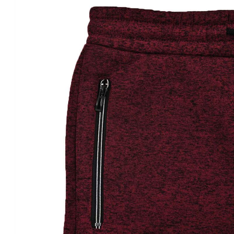 Performance joggingbroek voor heren – fleecegevoerde, taps toelopende broek met rits aan de mouwen (S-3XL, 4 erfgoedkleuren)_voghion.com