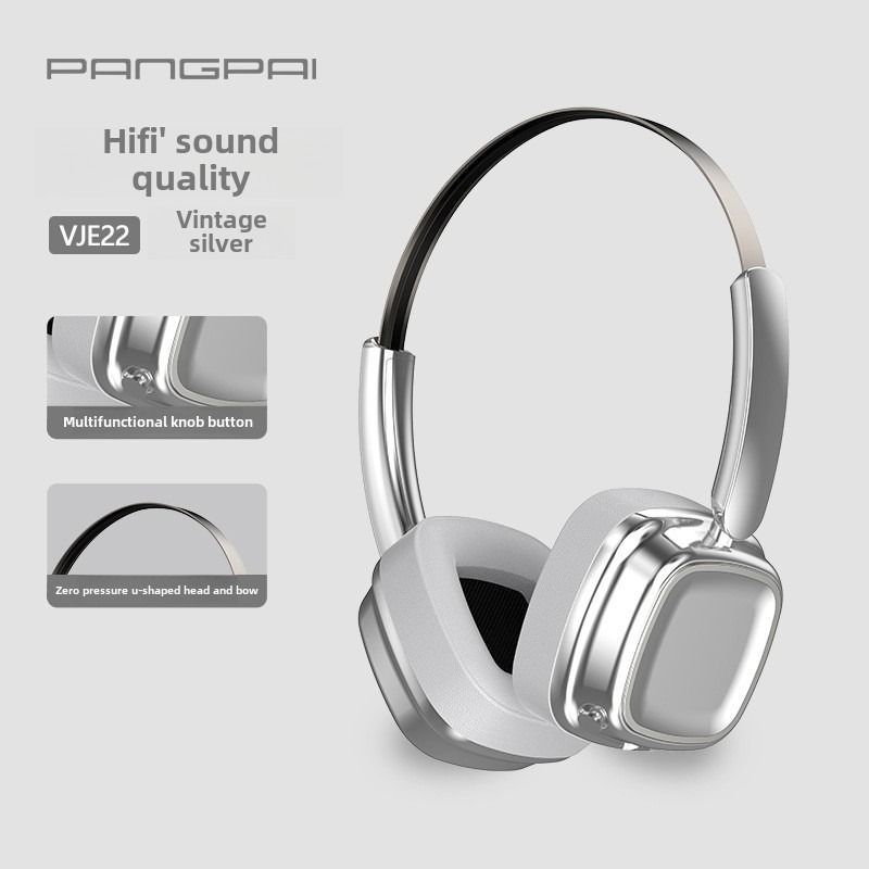 New Explosive Models Merad Retro Headset Bluetooth Headphones Compact Wireless Bluetooth 5.4 Bass Music_voghion.com