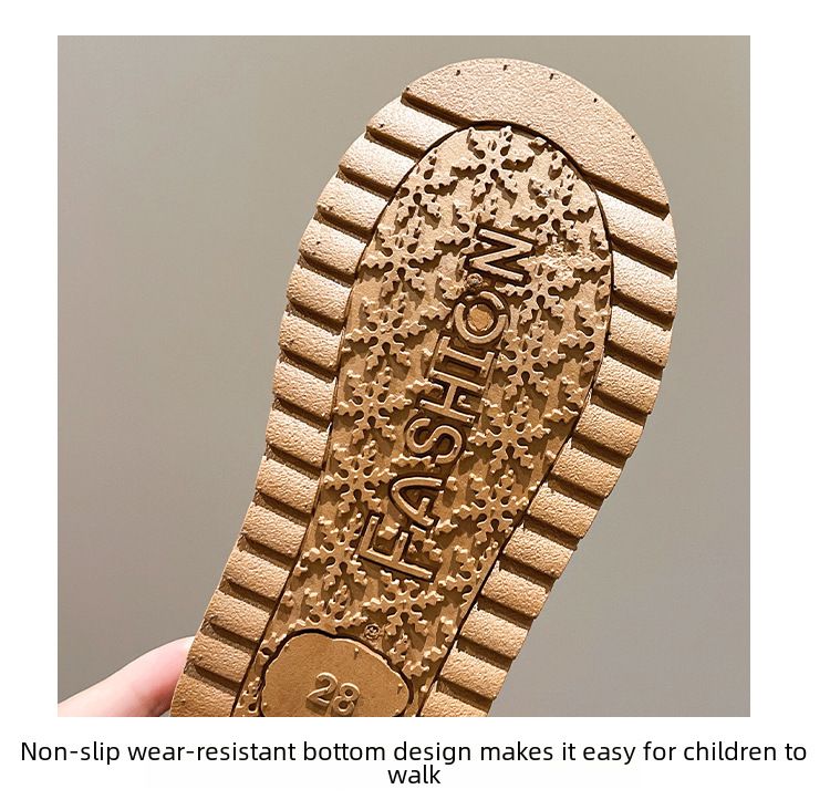 Calçados infantis de outono e inverno, sapatos infantis de algodão para bebês, botas de neve infantis com forro de lã, botas Martin, moda para meninos e meninas, botas curtas_voghion.com