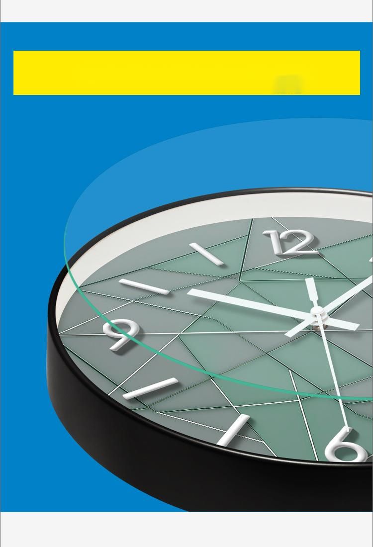 Yipula 7066 Einfache neue Stil Wohnzimmer kreative stille personalisierte Schlafzimmer Home Wanduhr_voghion.com