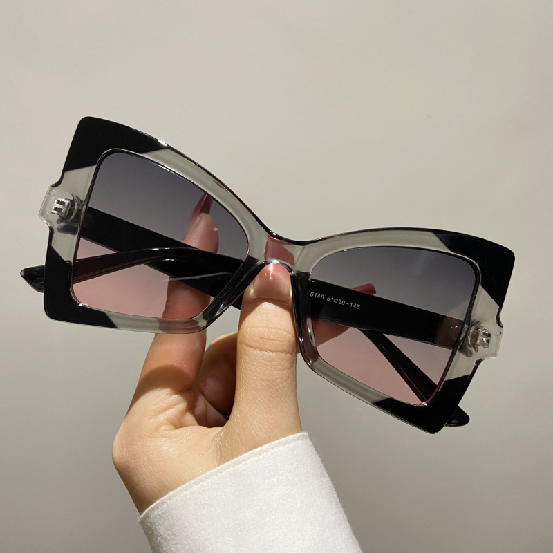 Nuovi occhiali da sole vintage a farfalla bicolore da donna, occhiali da sole firmati da uomo e da donna, occhiali da spiaggia per feste_voghion.com