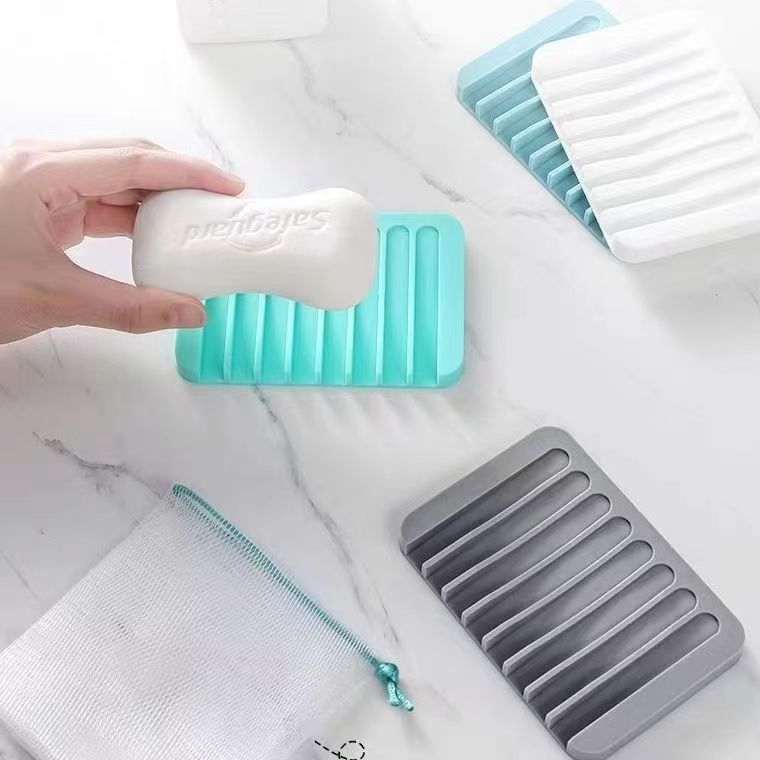 Vassoio porta sapone multicolore, porta sapone da banco, porta sapone antiscivolo, porta sapone trasversale_voghion.com
