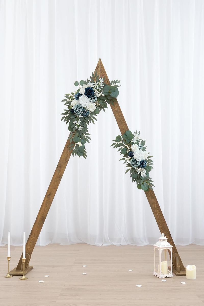Stuhlrückenblumen Neue Simulationssträuße High-End-Hochzeitstisch-Treppendekoration Handgemachte DIY-Fertigprodukte_voghion.com