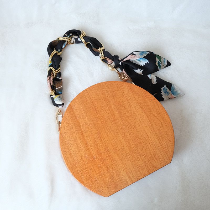 Fashion Socialite Style Versatile Silk Scarf Spring Summer Handbag Strap Bag Accessories Handheld Short Chain_voghion.com