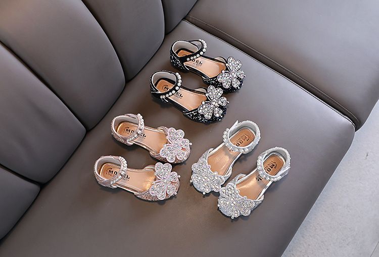 Neu Mädchen Mädchen Wenig Großes Kind Prinzessin Einzelnen Schuhe_voghion.com