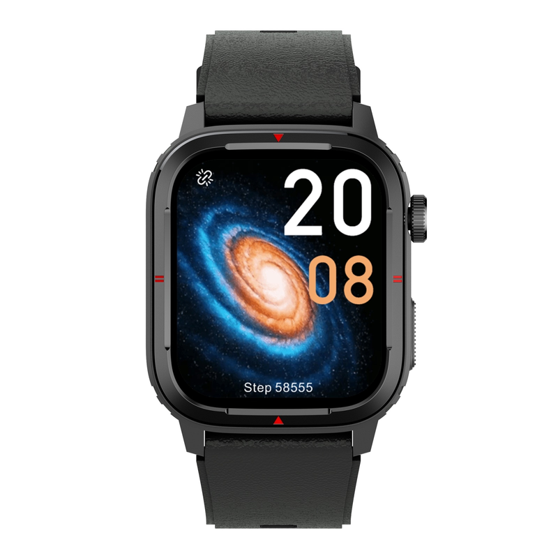 Q25 1.7 inch TFT HD Screen Smart Watch, Support Bluetooth Calling/Blood Pressure Monitoring(Black)_voghion.com