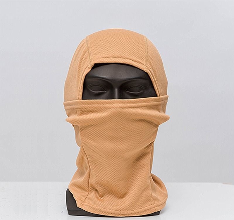 Sommer-Sonnenschutzmaske, Outdoor-Reiten, staubdicht, Camouflage-Kopfbedeckung, taktische Einloch-Kopfbedeckung, Kopftuch, Angeln_voghion.com
