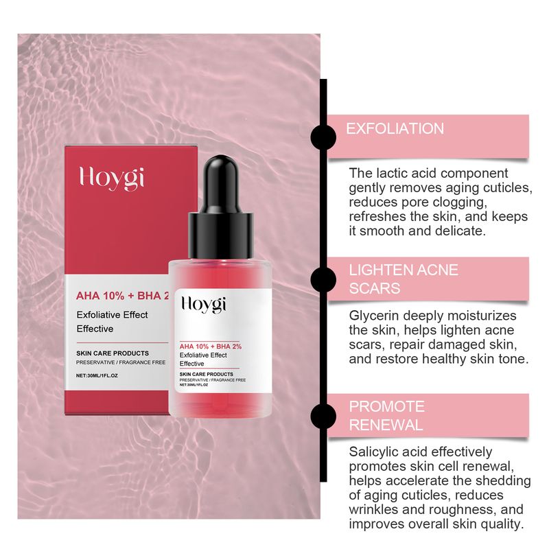 Hoygi Facial Essence, Moisturizing, Brightening And Moisturizing Facial Skin Exfoliating Gentle Cleansing Repair Essence_voghion.com