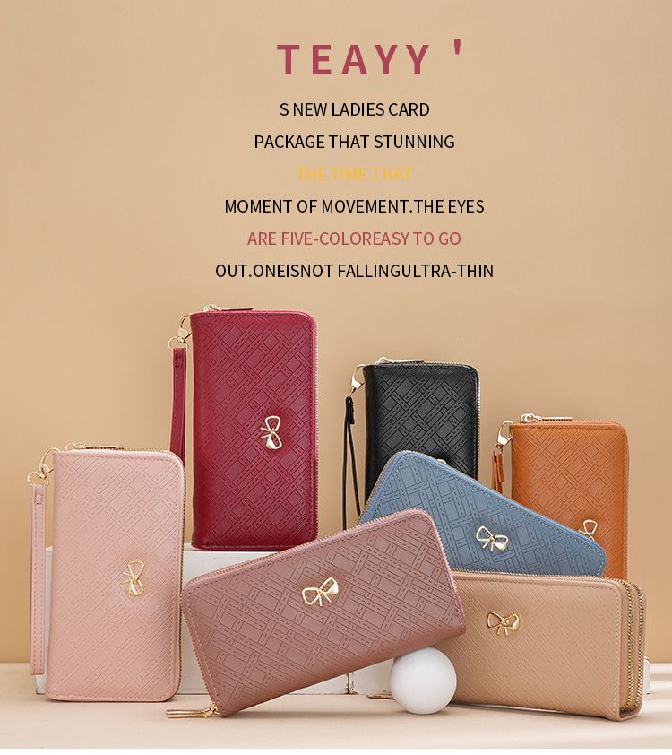 Purse Wallet Clutch Bag Women's Purse Handbag Women's Long Simple Mobile Phone Bag Multi-functional Large Capacity Fashion Wallet_voghion.com