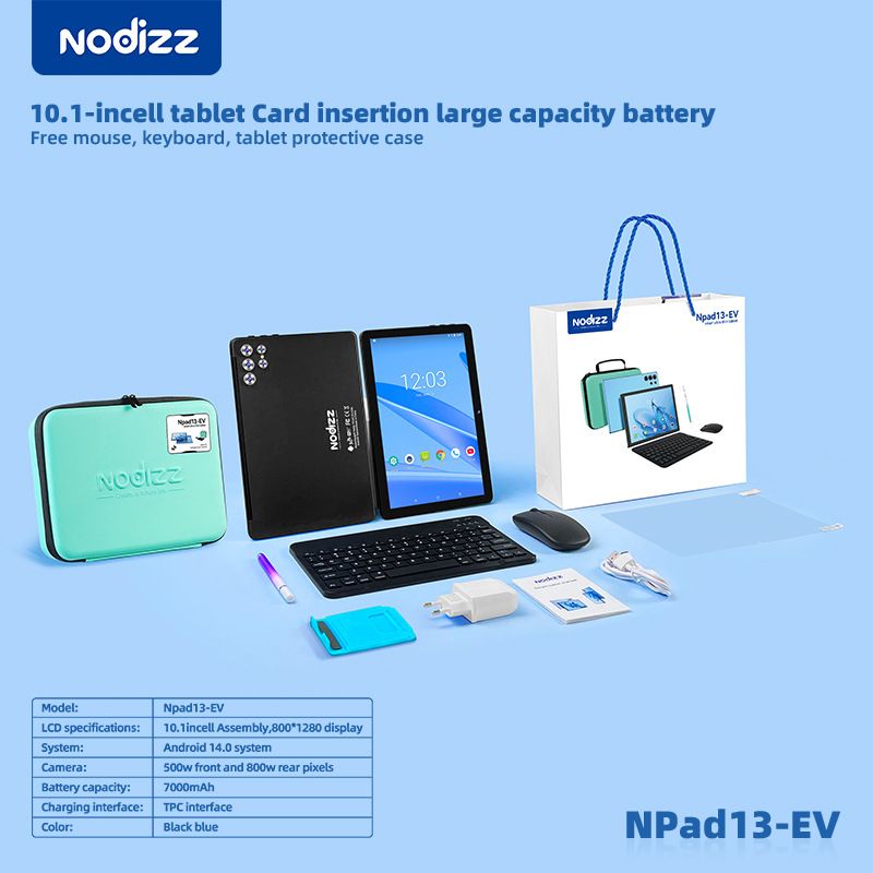 Tablets New Npand13 EV Smart Tablet Augenschutz Bildschirm AI Supervisor 10,1 Zoll Aufbewahrungstasche_voghion.com