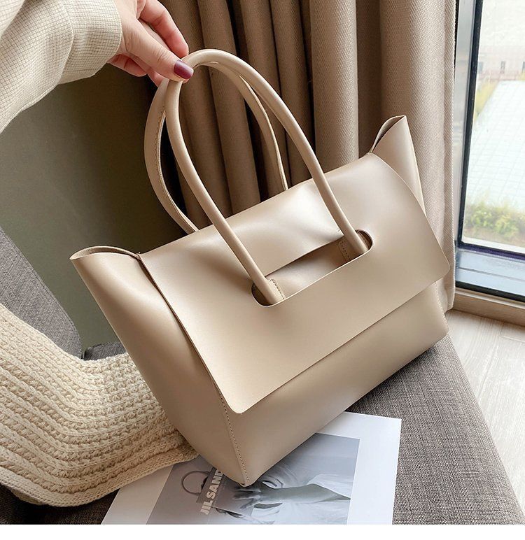 Large capacity for women's commuting tote new high-end feel, versatile handheld shoulder bag, large bag_voghion.com