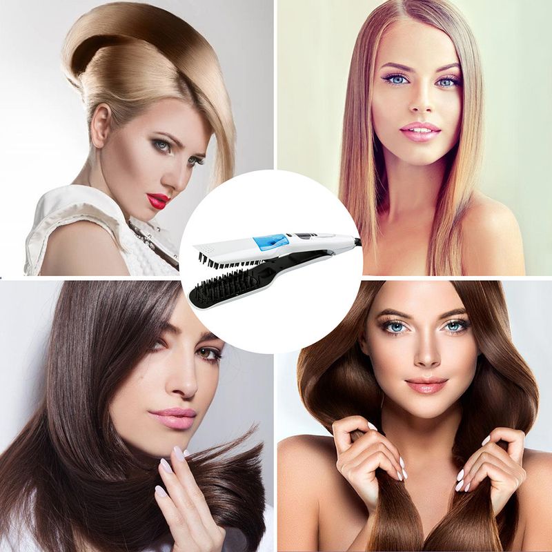 Straightener Professionelle tragbare Bürste Bester Haarglätter_voghion.com