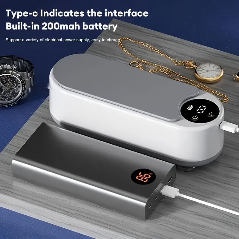 Tragbare, über USB wiederaufladbare elektrische Mini-Reinigungsbox, Haushaltsreinigungsmaschine – kompaktes Design, effiziente Reinigung._voghion.com