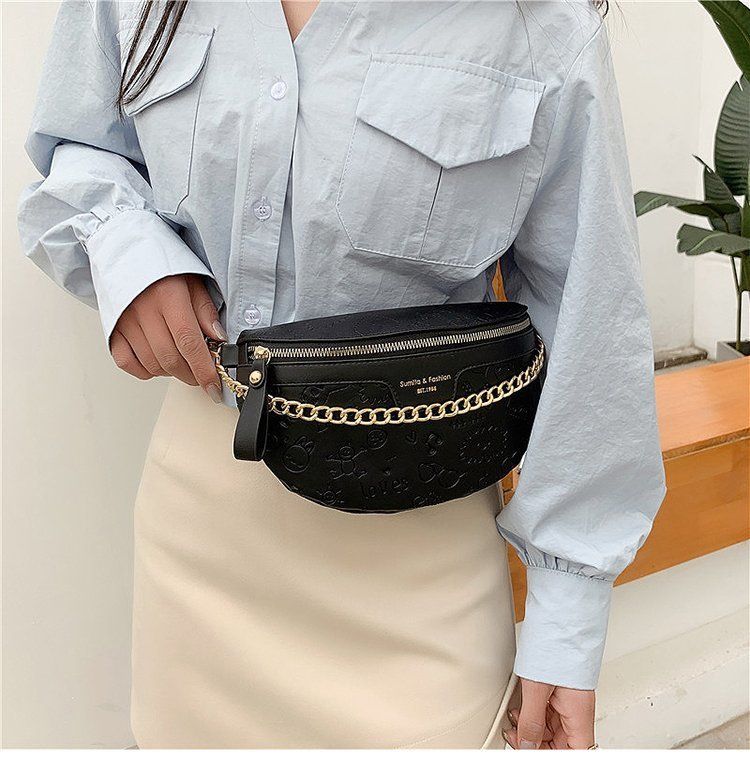 2021 nuova tendenza moda spalla tracolla catena in rilievo borsa a mano marsupio per donna_voghion.com