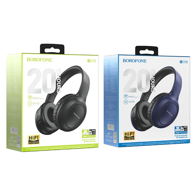 Music Festival BO19 New Headworn Bluetooth Earphones with Foldable Long Range for 20 Hours Listening to Music_voghion.com