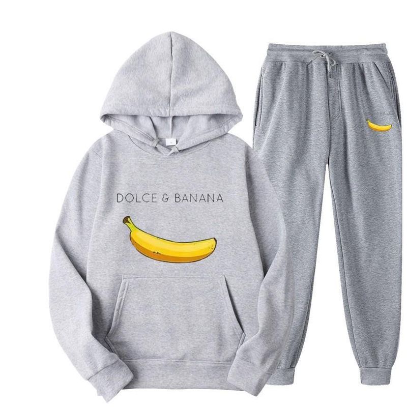 Felpa con cappuccio unisex con stampa banana e banana, nuova collezione 2025, trendy e di marca_voghion.com