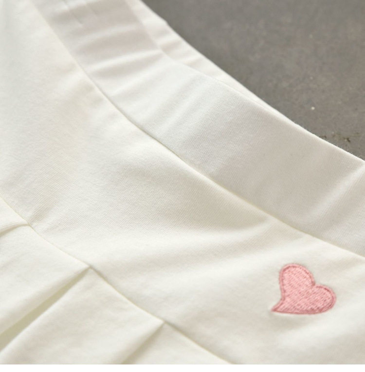 Fustă plisată pentru fete Mother&Kids, rochie de vară pentru copii cu pantaloni de siguranță, fustă subțire pentru copii de talie medie și mică_voghion.com