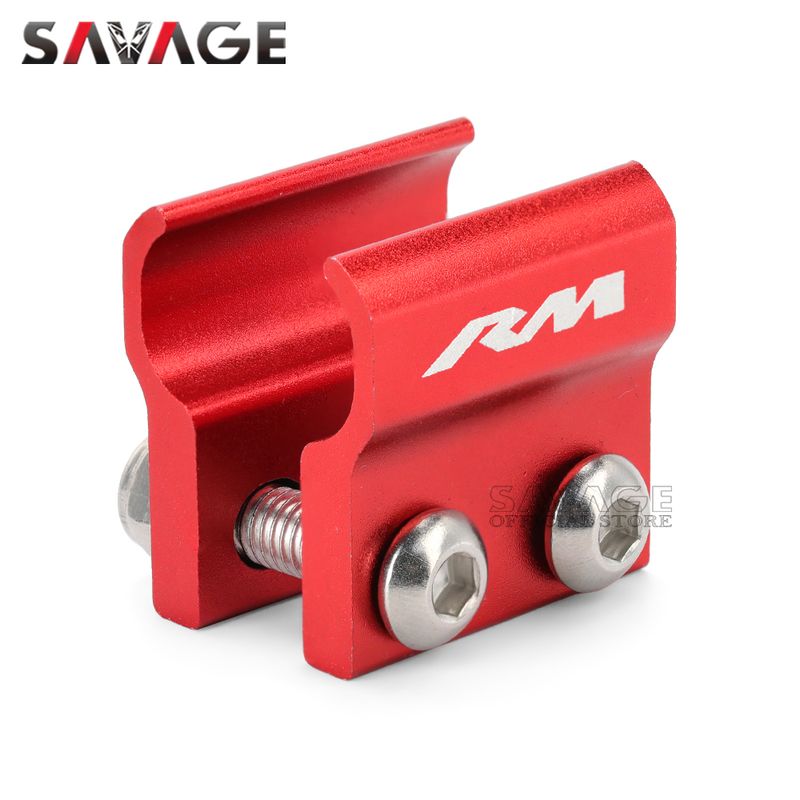Per SUZUKI RM RM-Z 450 250 125 Fascetta tubo freno anteriore Supporto accessori moto Guida cavo RM250 RMZ250 RMZ450_voghion.com