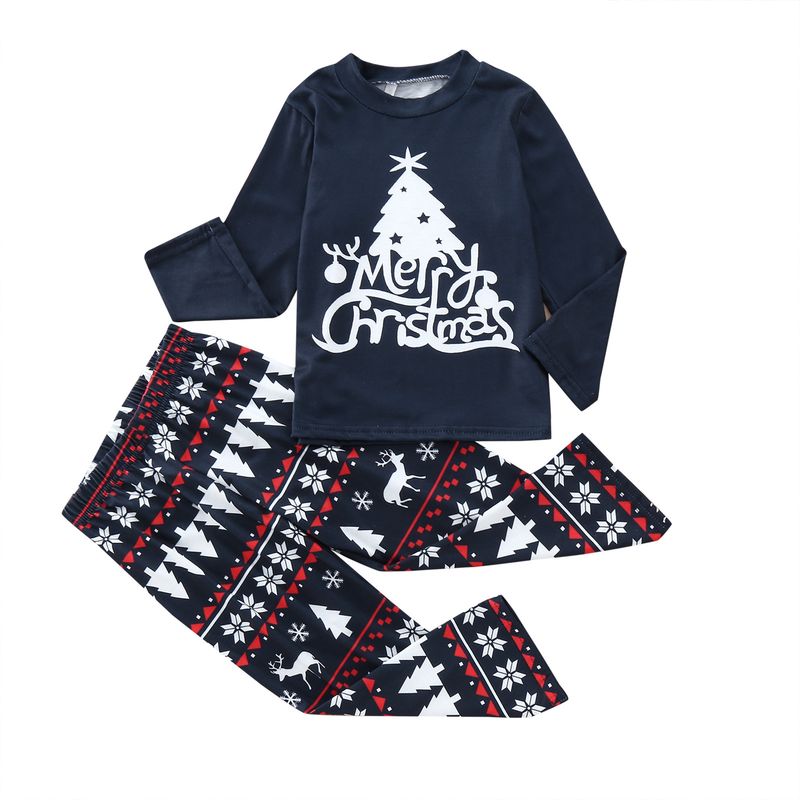 Herbst/Winter Weihnachten Neue Stil Eltern Kind Home Set Pyjamas Auf Lager_voghion.com