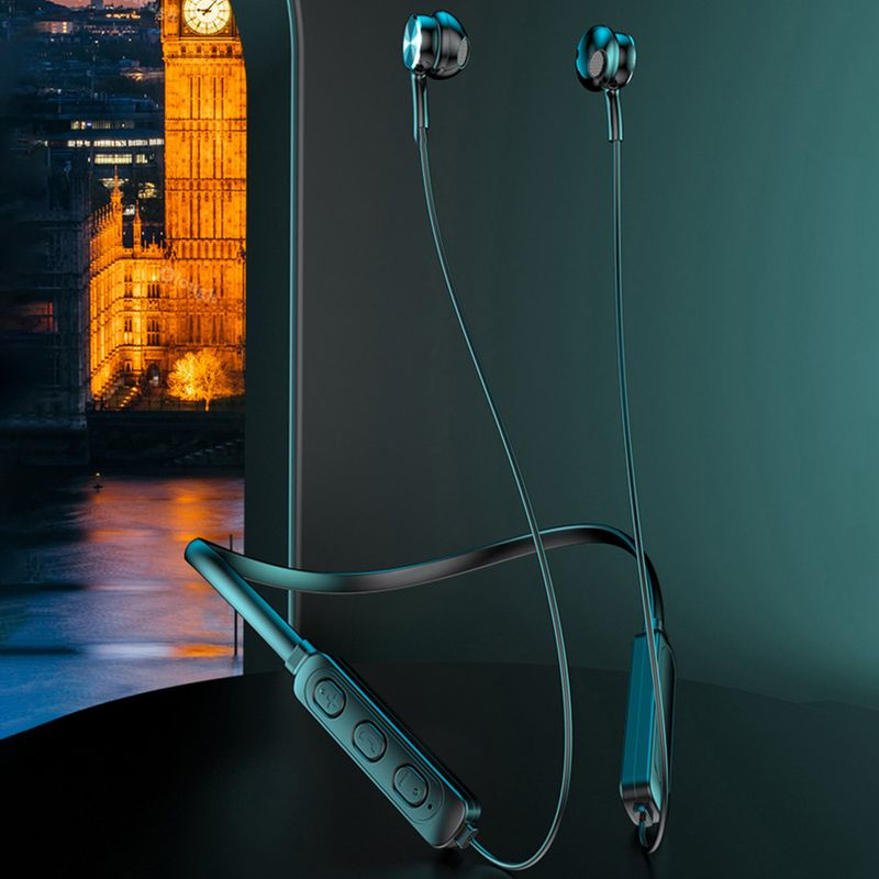 High Noise Neckband Bluetooth-compatible5.0 Ergonomic Intelligent Earbud Wireless Reduction Fidelity Stereo Sports_voghion.com