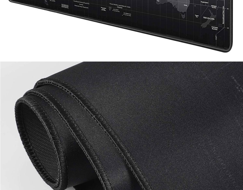 Gaming-Pad, Computer-Gamer, Schreibtisch-Mauspad, rutschfest, Naturkautschuk, große Kante, großes Mauspad für CS GO, LOL, Dota_voghion.com