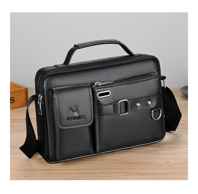 Sac à bandoulière en cuir Pu pour hommes, sacoche d'affaires de marque, nouveaux petits sacs à bandoulière Vintage de styliste, 2022_voghion.com