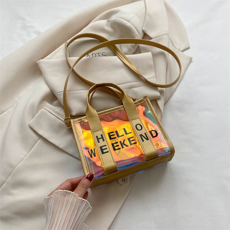 Borsa tote grande capacità per mamma e bambino, stile coreano, trasparente e alla moda, per donna, estate 2023_voghion.com