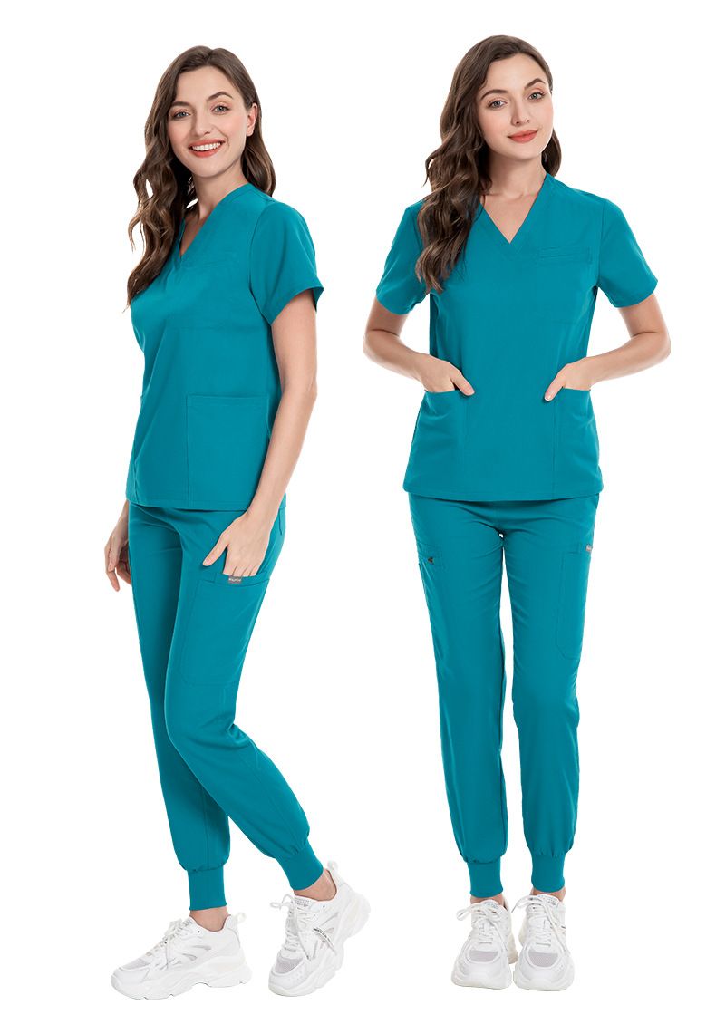 Dametøj Ny Farve, Sygeplejerskeuniform, Kortærmet Håndbørstninguniform Til Kvinder, Mundplejeuniform, Elastisk Hurtigtørrende Håndvaskuniform_voghion.com