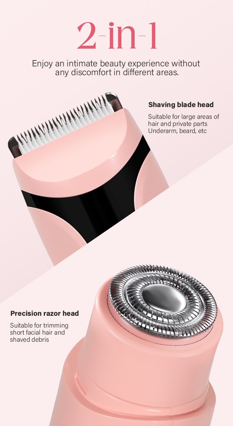 2025 New Cross-Border Removal Device For Women, Private Area, Pubic Armpit Hair, Full Body Shaver, Anti-Scratch Electric Hair Trim_voghion.com