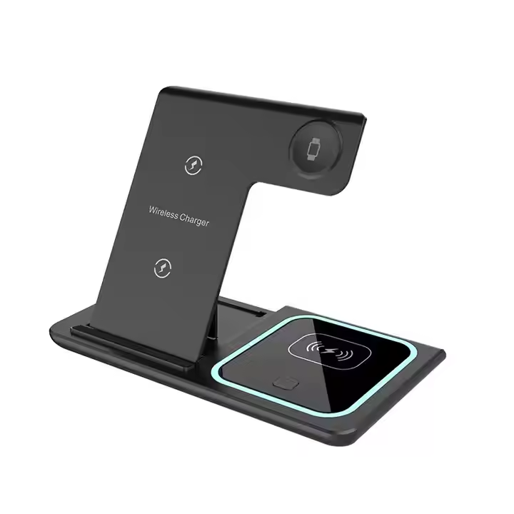 Universelles 15W X455 3-in-1-Ladegerät Schnelle drahtlose Station Magnetischer Telefonständer_voghion.com