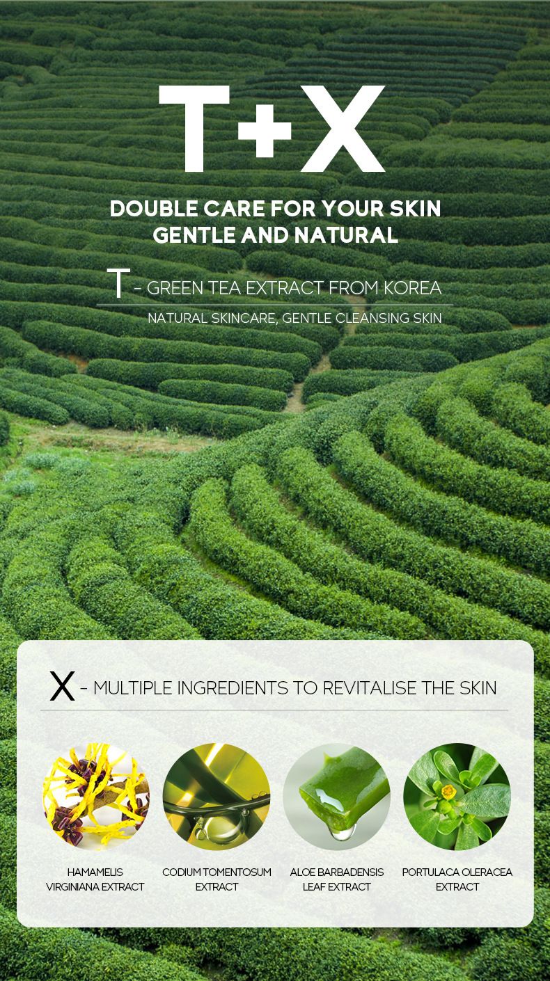 FENYI Grönt te 4 stycken hudvårdsprodukt Resestorlek Prov 1 stycke_voghion.com