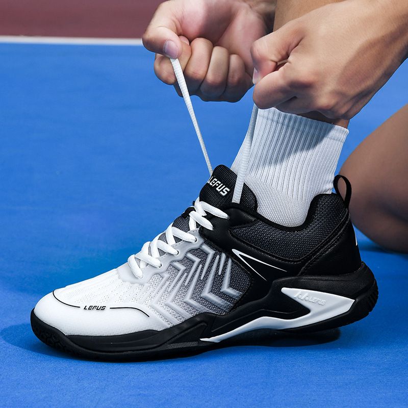 Couples outdoor badminton shoes Summer breathable sports shoes men's and women's lightweight feathered table tennis shoes_voghion.com