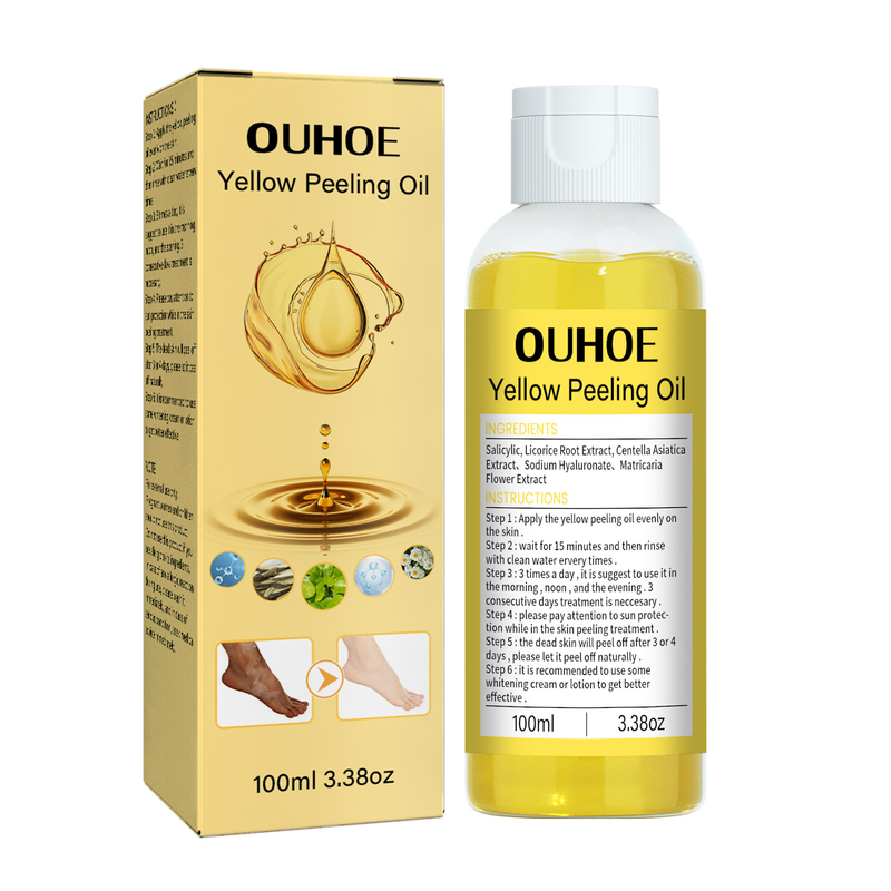 OUHOE Yellow Exfoliating For Whitening, And Moisturizing Skin Care Body Oil_voghion.com
