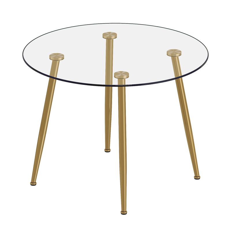 ONLY TABLE TOP. ROUND. TRANSPARENT,ZZ-IT-GD-R101_voghion.com