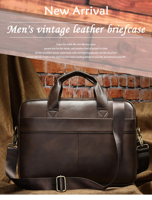 WESTAL Borsa da uomo in vera pelle Cartella da uomo per laptop 14 Messenger Borsa da uomo in pelle Portafoglio da lavoro per documenti A4 7022_voghion.com