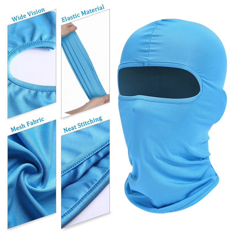 Sommar Män Balaclava Helmask Cykelkepsar Motorcykel Huvudsjal Bandana Nackdamask Andas Anti-UV Biker_voghion.com