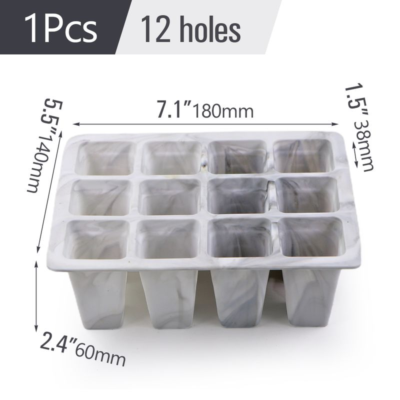 1pc Silicone 12 Cell Seed Starting Tray Seedling Germination Container Indoor Garden Nursery Pots Reusable Propagation Grow Box_voghion.com