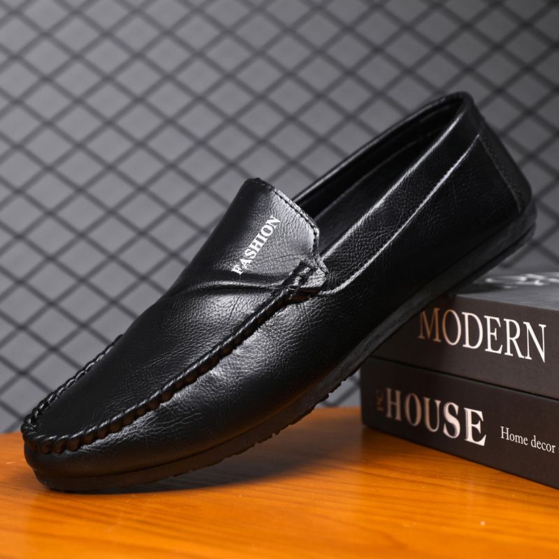 Low Top Men's One Foot Kick, Lefu Shoes, 2025 Anti Slip And Waterproof Thick Soled Formal Attire, Wenzhou Lazy Man,_voghion.com